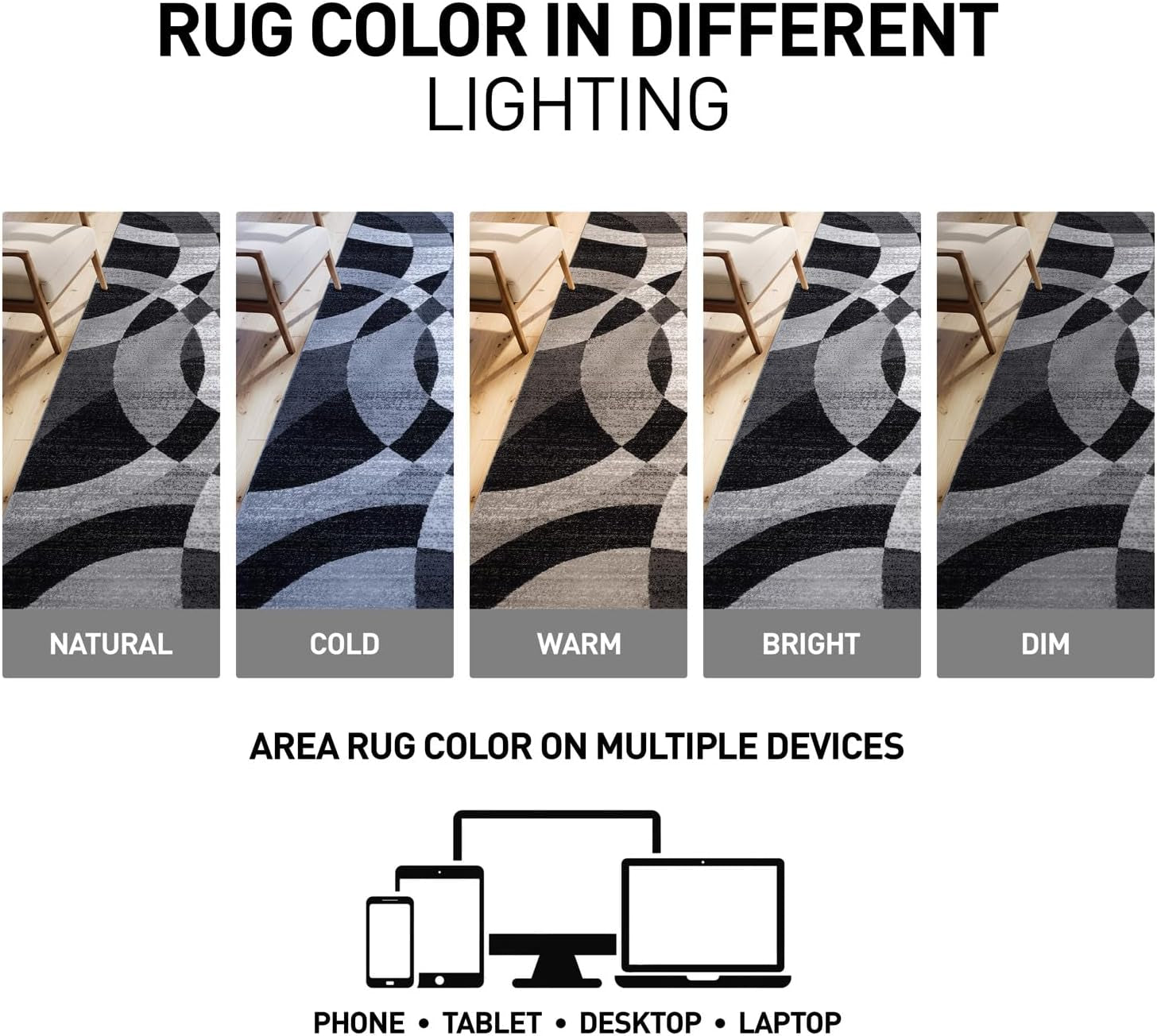 Transform Your Space with the Contemporary Modern Circles Area Rug - Stylish 6'6" x 9' Gray Design Perfect for Any Room