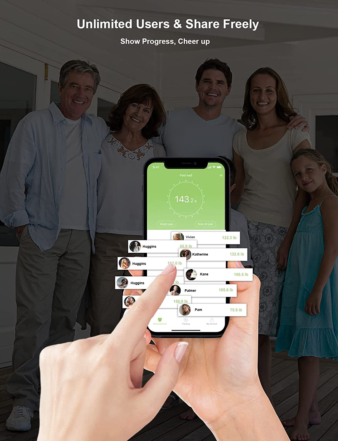 Smart Body Fat Scale with BMI and Body Composition Monitoring - High Precision Health Analyzer for Fitness Tracking up to 400 lbs