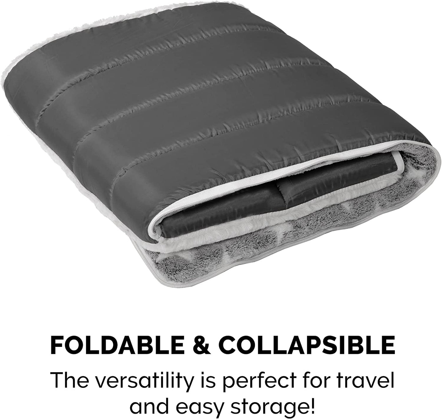 Cozy Cave Cat Bed & Snuggle Hideout for Small Dogs - Washable, Foldable, and Includes Plush Toy - Perfect for Indoor Comfort!